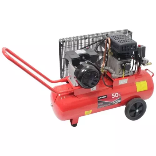 COMPRESSOR DE AR 50L  2.75HP COM CORREIA MADER [CHAVEVERTICAL.COM]