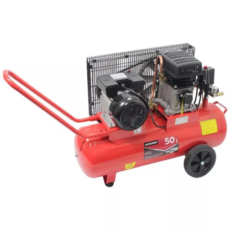 COMPRESSOR DE AR 50L  2.75HP COM CORREIA MADER [CHAVEVERTICAL.COM]