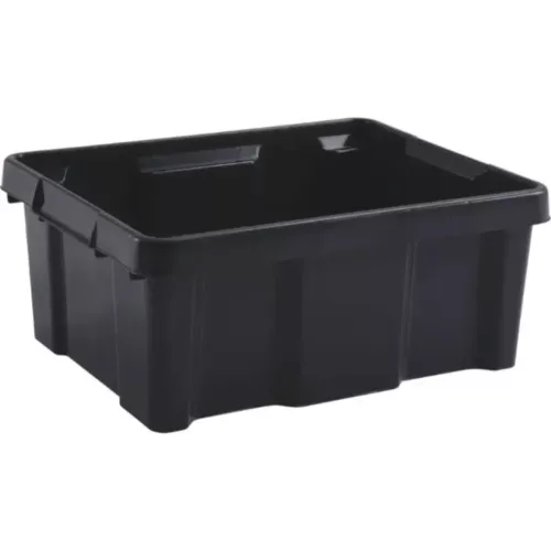 CAIXOTE DE ARRUMACAO REFORCADO CINZENTO DE 20L EDA scaled 1.webp