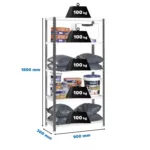 estante comfort 5 300 antracite branco simon.webp