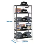 estante comfort 5 400 antracite simon 1.webp