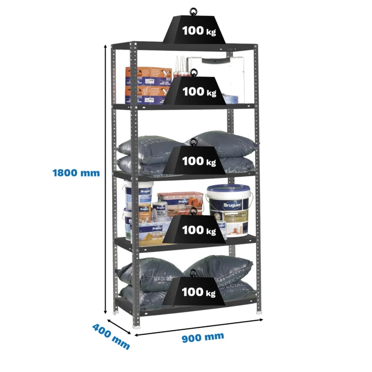 estante comfort 5 400 antracite simon 1.webp