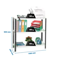 estante comfort superplus 3 400 900 antracite branco simon.webp