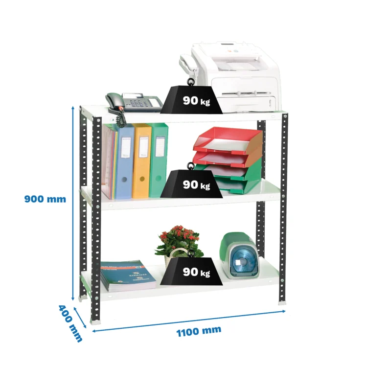 estante comfort superplus 3 400 900 antracite branco simon.webp