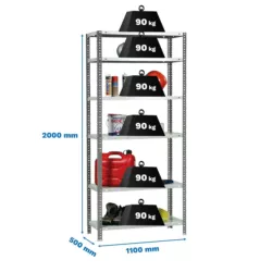 estante comfort superplus 6 500 antracite branco simon.webp