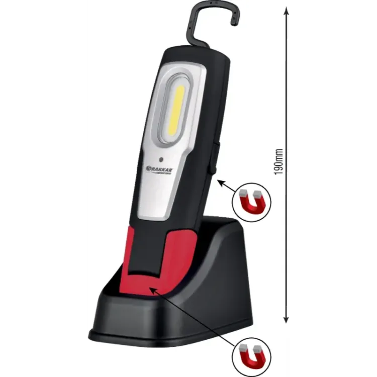 LANTERNA OFICINA LED 600 LM ARTICULADA E RECARREGAVEL DRAKKAR 2 scaled 1.webp