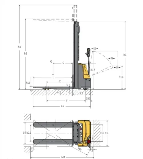 EMPILHADOR STACKER ELECTRICO HU LIFT WS15H EI3500 7.webp